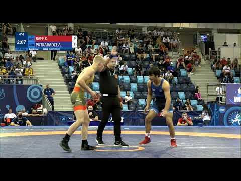1/8 GR - 65 kg: K. BAFF (SWE) v. A. PUTKARADZE (GEO) background