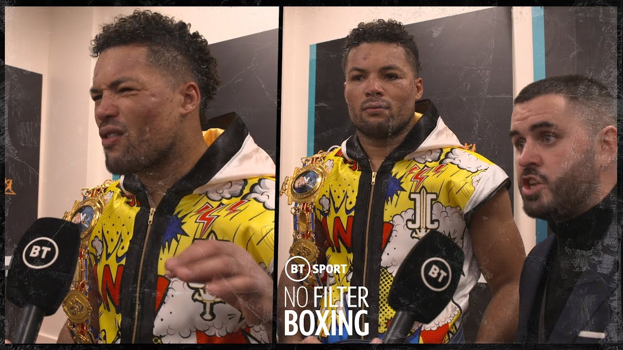 "Where are my belts?!" Joe Joyce dressing room reaction to Dubois KO | No Filter Boxing background