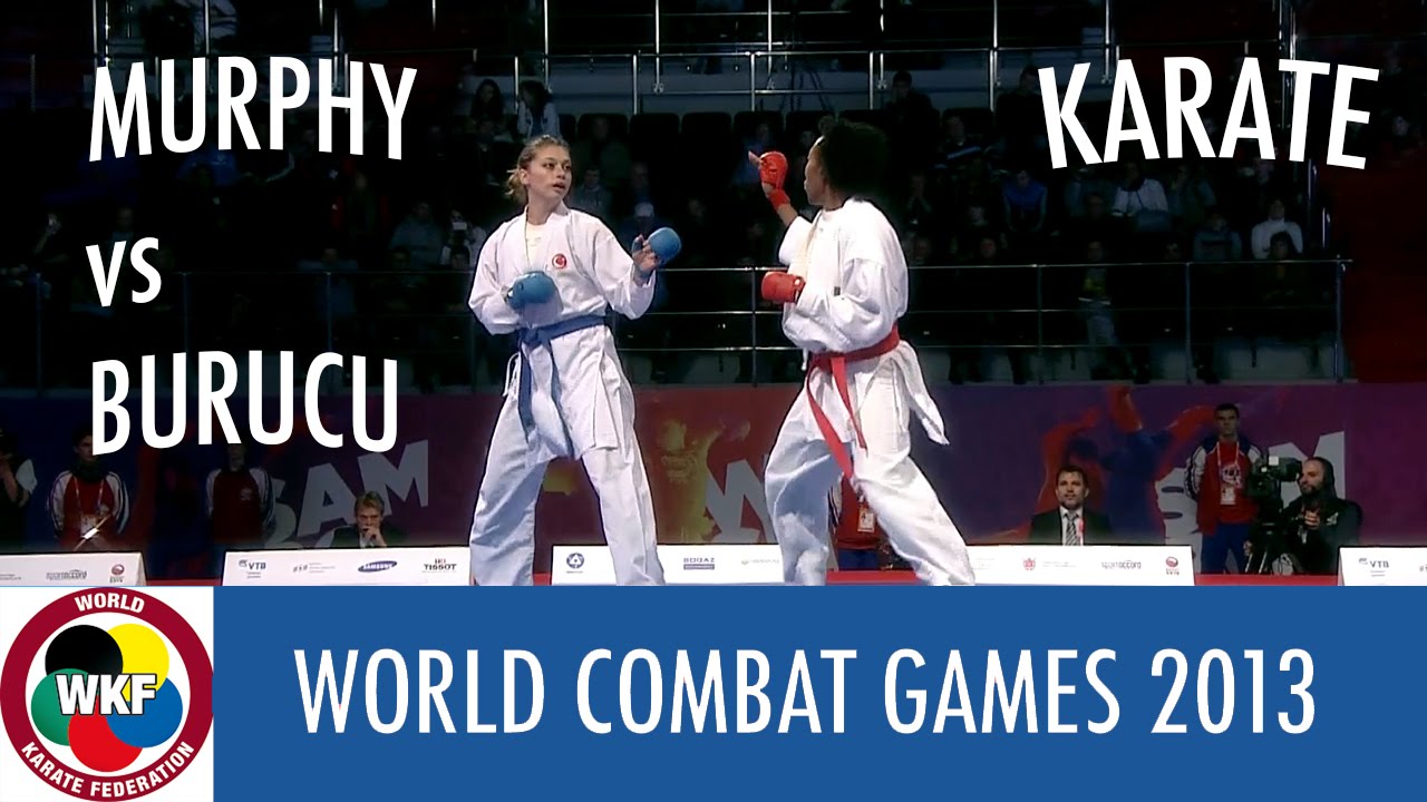 Karate Women's Kumite -68kg. MURPHY vs BURUCU. World Combat Games 2013 | WORLD KARATE FEDERATION background