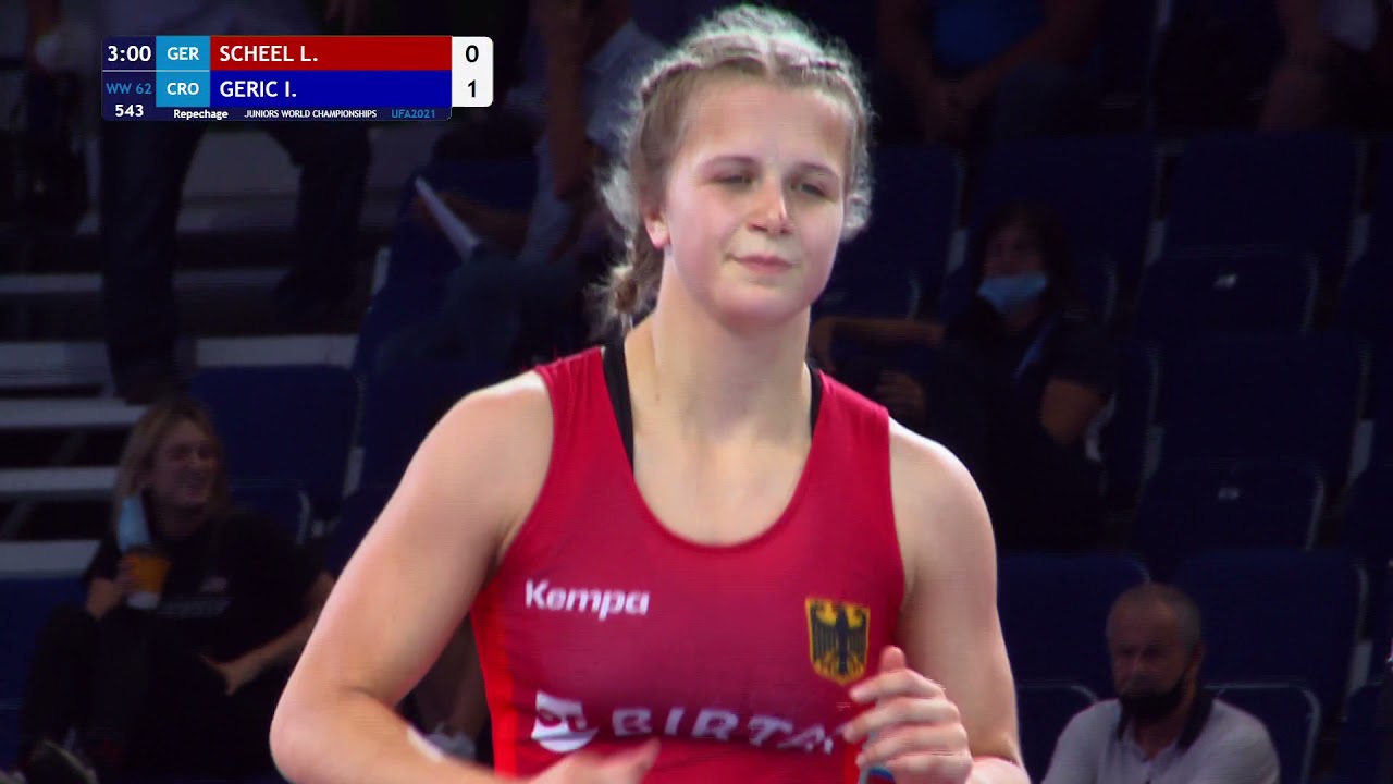 Repechage WW - 62 kg: L. SCHEEL (GER) v. I. GERIC (CRO) background