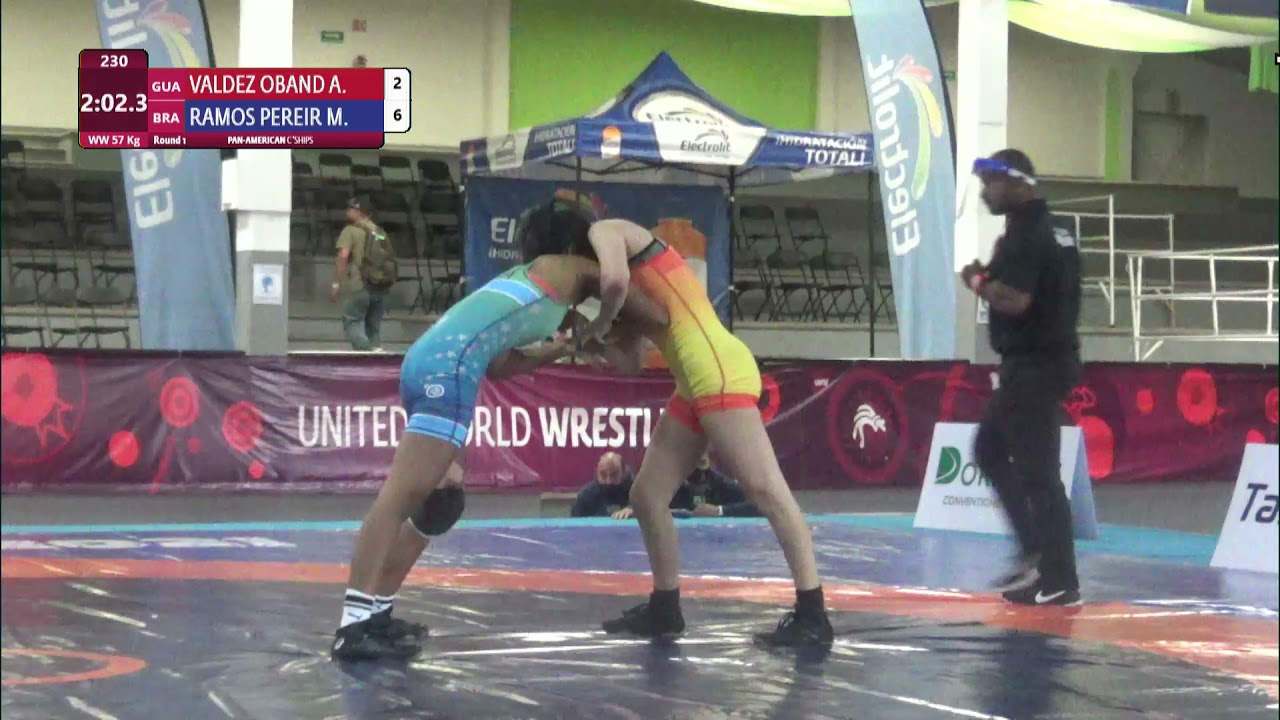 Round 1 WW - 57 kg: A. VALDEZ OBAND (GUA) v. M. RAMOS PEREIR (BRA)