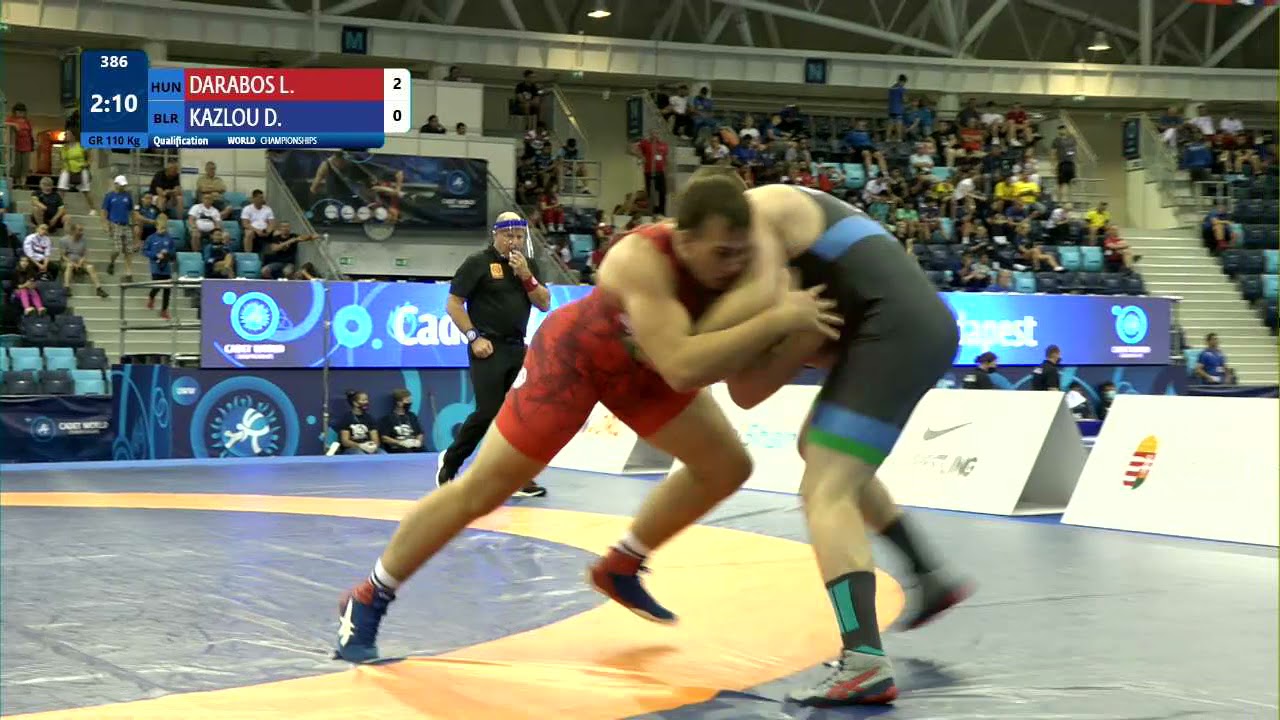 Qual. GR - 110 kg: L. DARABOS (HUN) v. D. KAZLOU (BLR) background