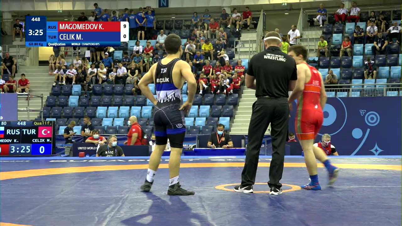 Qual. GR - 80 kg: K. MAGOMEDOV (RUS) v. M. CELIK (TUR)