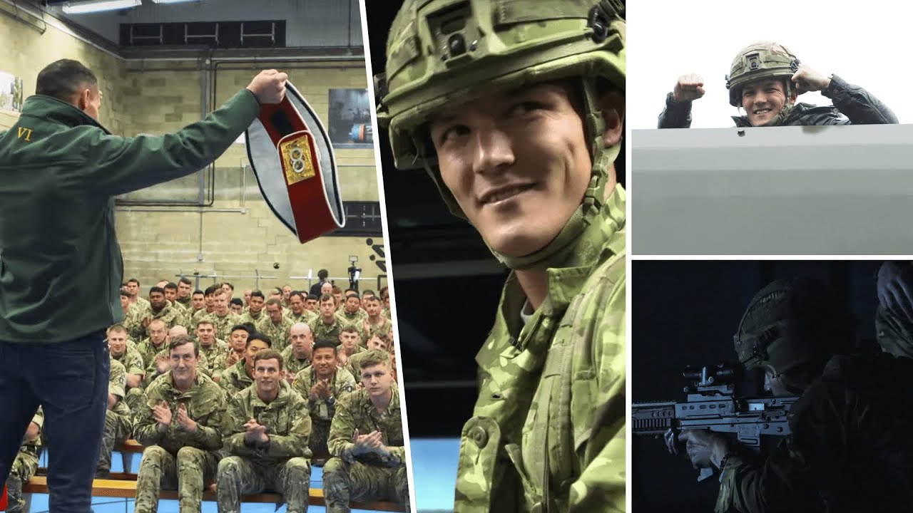 Behind the scenes as Josh Warrington joins the army for a day | No Filter Boxing background