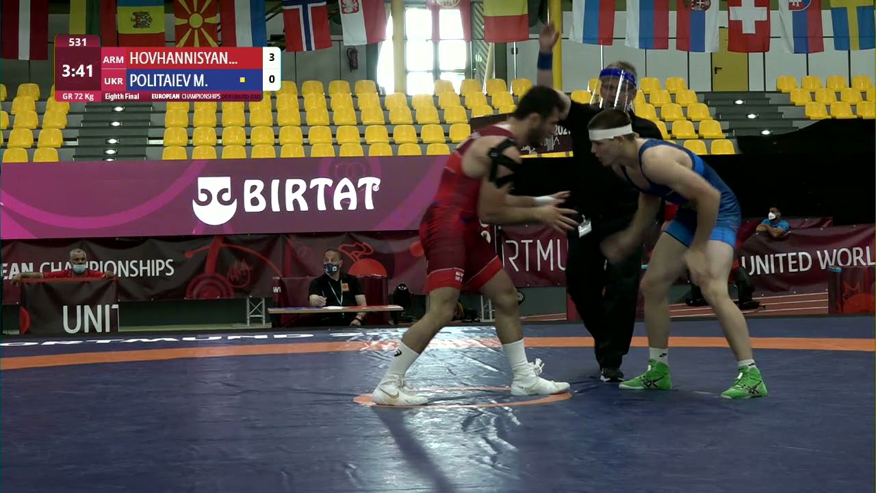 1/8 GR - 72 kg: S. HOVHANNISYAN (ARM) v. M. POLITAIEV (UKR)