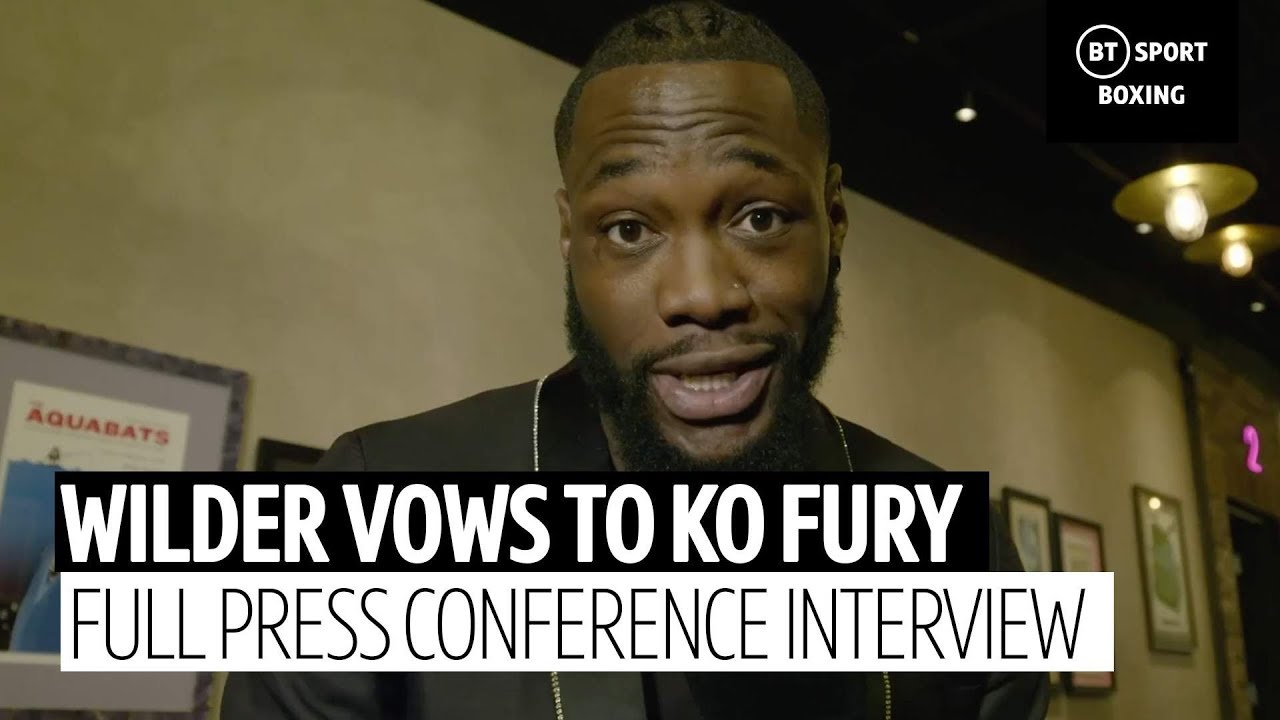 Deontay Wilder: Fury doesn't believe he can knock me out! background
