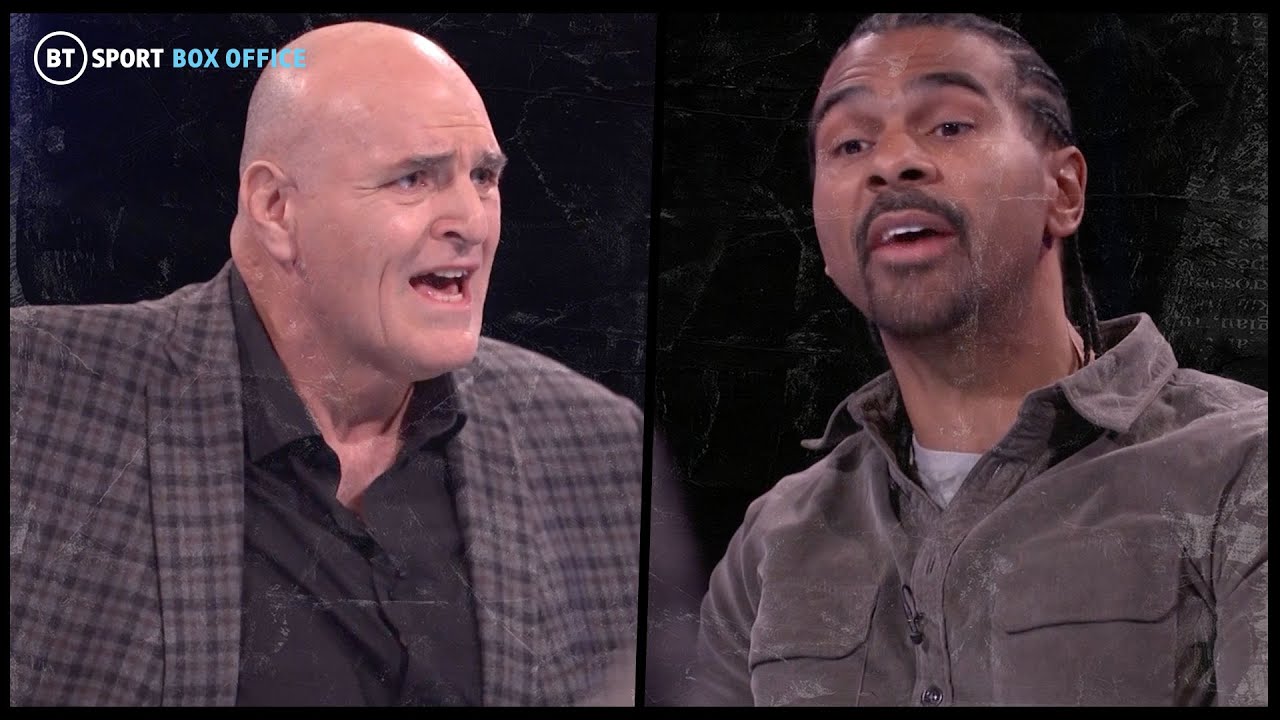 "I'll bet you £100k!" John Fury and David Haye argue on Wilder v Fury 2: The Debate background