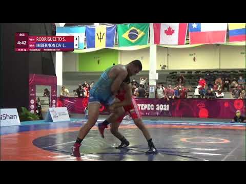 BRONZE FS - 86 kg: S. RODRIGUEZ TO (VEN) v. L. IMBERNON DA (BRA)