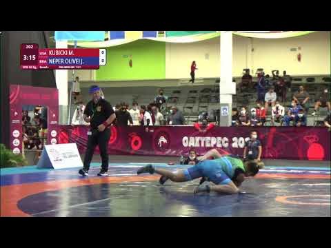 Round 2 WW - 65 kg: M. KUBICKI (USA) v. J. NEPER OLIVEI (BRA)