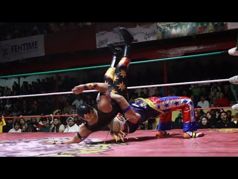 Lleno total Payaso Loco Vs Dimensión Cero en los 73 años de la Arena Afición con Max Proad