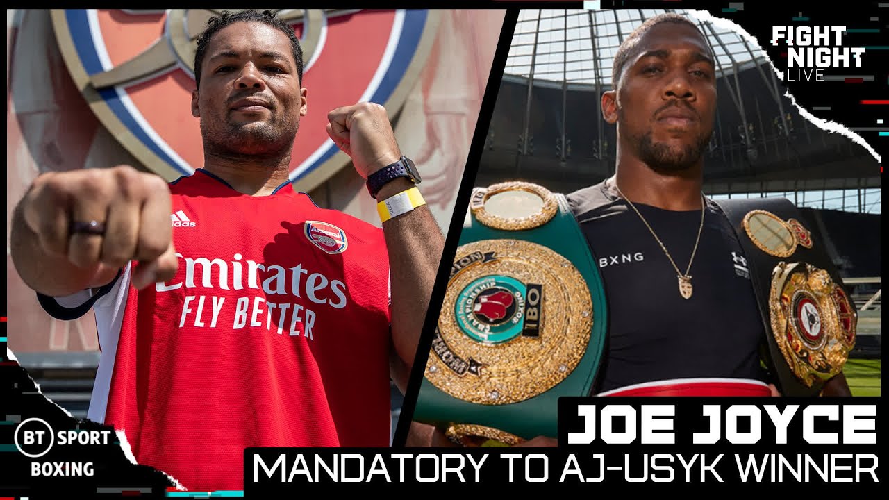 BREAKING! Joe Joyce Installed As WBO Mandatory Challenger To Anthony Joshua v Oleksandr Usyk Winner