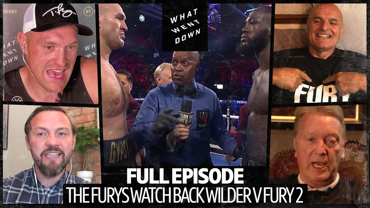 Tyson Fury, John Fury and Andy Lee watch Wilder v Fury 2 together for the first time: What Went Down background