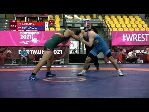 1/8 FS - 74 kg: V. BABUSKIN (LTU) v. V. KURYLENKO (UKR) background
