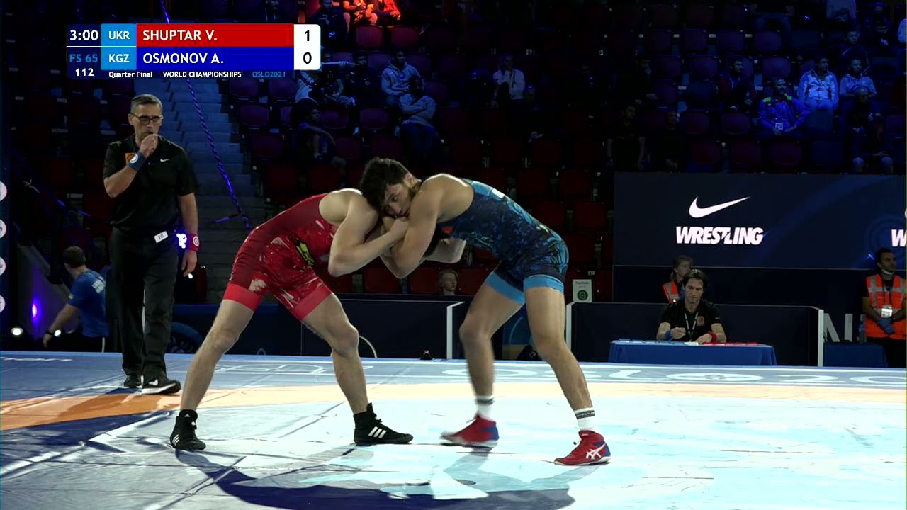 1/4 FS - 65 kg: V. SHUPTAR (UKR) v. A. OSMONOV (KGZ)