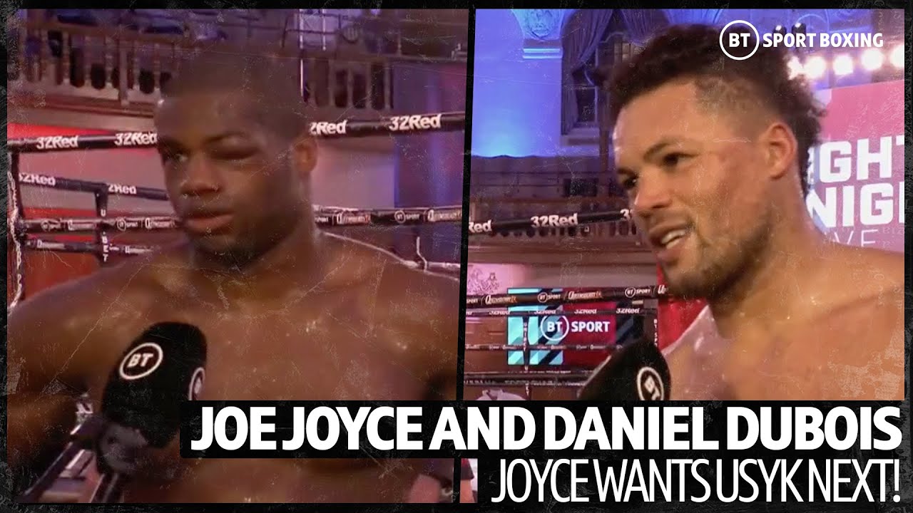 Joe Joyce calls outs Oleksandr Usyk after incredible win over Dubois! background