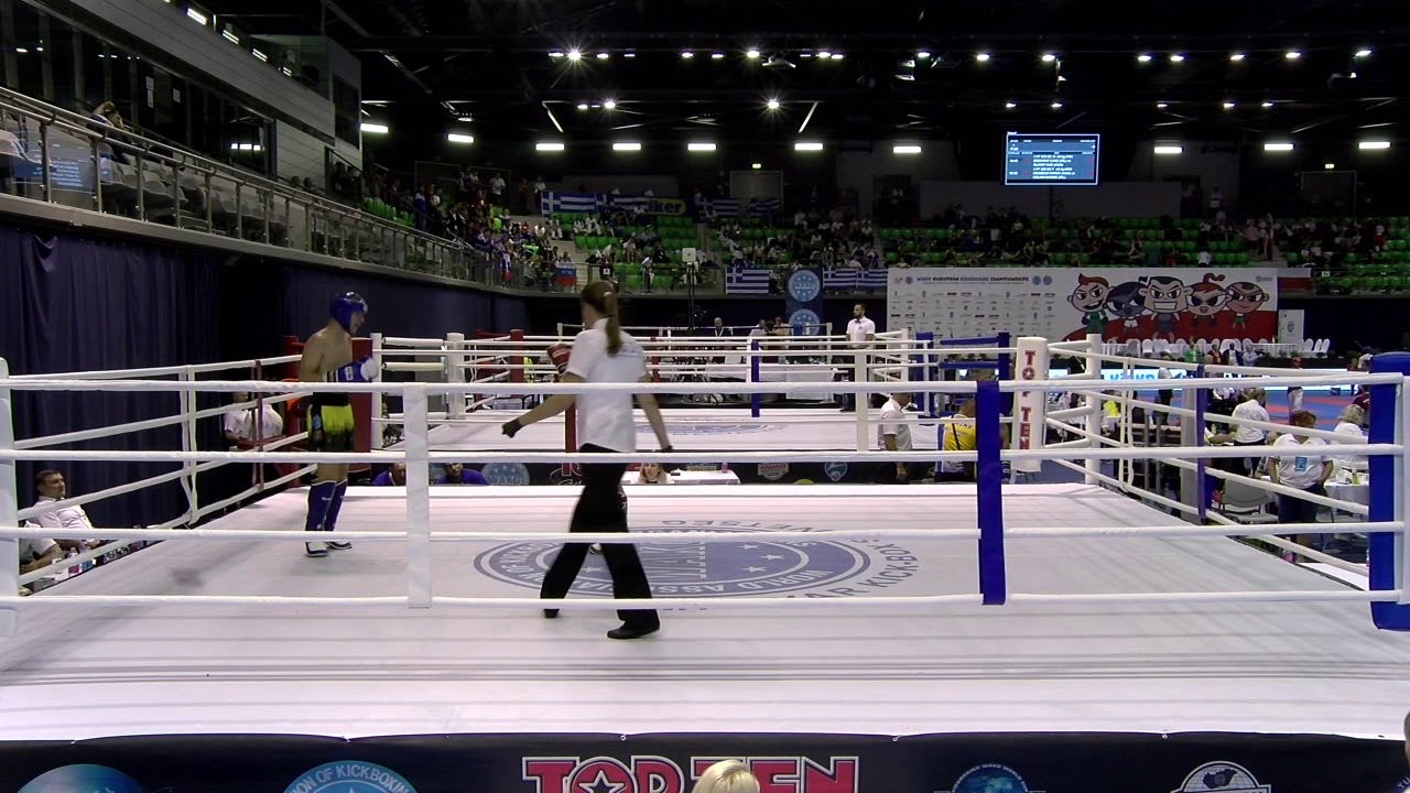 Edoard Bancila v Nikita Borysiuk WAKO European Championships 2019 background
