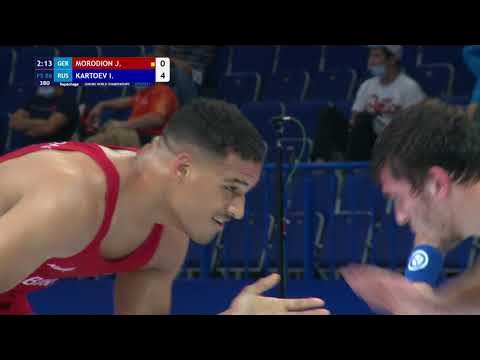 Repechage FS - 86 kg: J. MORODION (GER) v. I. KARTOEV (RUS)