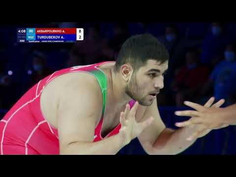 Qual. FS - 125 kg: A. AKBARPOURKHO (IRI) v. A. TURDUBEKOV (KGZ)