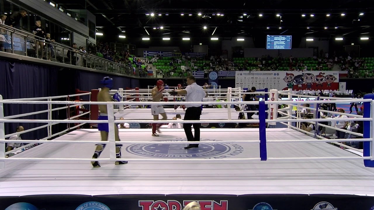Vilhelm Zalan v Tarlan Isaev WAKO European Championships 2019 background
