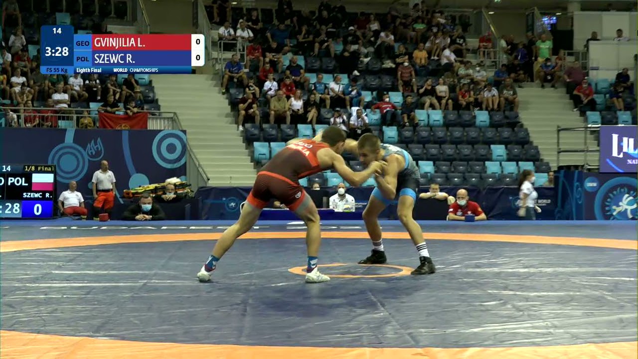 1/8 FS - 55 kg: L. GVINJILIA (GEO) v. R. SZEWC (POL)