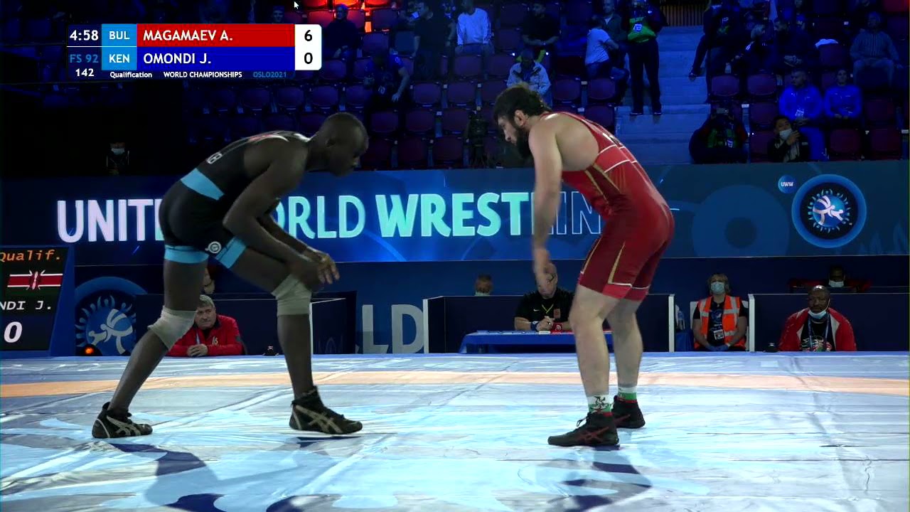 Qual. FS - 92 kg: A. MAGAMAEV (BUL) v. J. OMONDI (KEN)