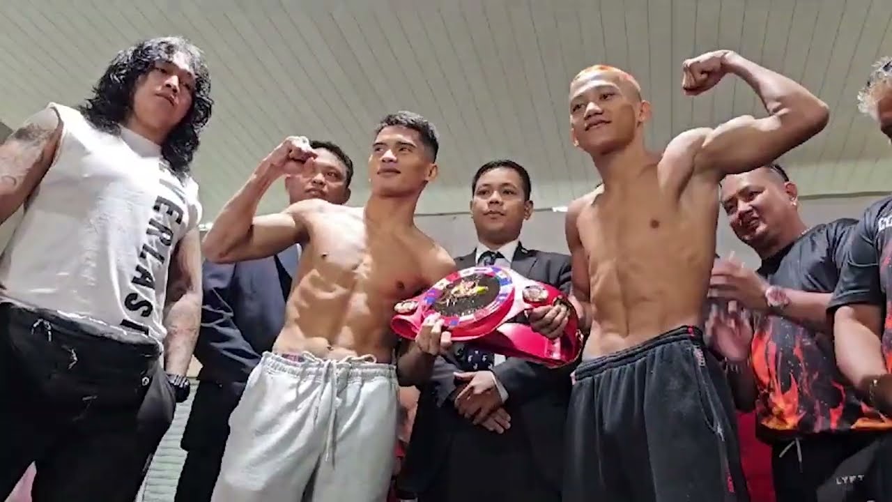 Fajardo VS Gabunilas Weigh-In