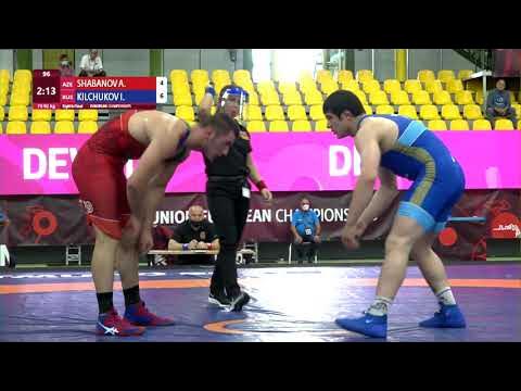 1/8 FS - 92 kg: A. SHABANOV (AZE) v. I. KILCHUKOV (RUS) background