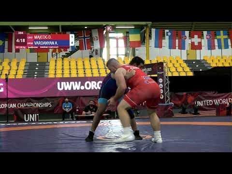 Qual. GR - 130 kg: D. MAJCOG (CRO) v. A. VARDANYAN (ARM)