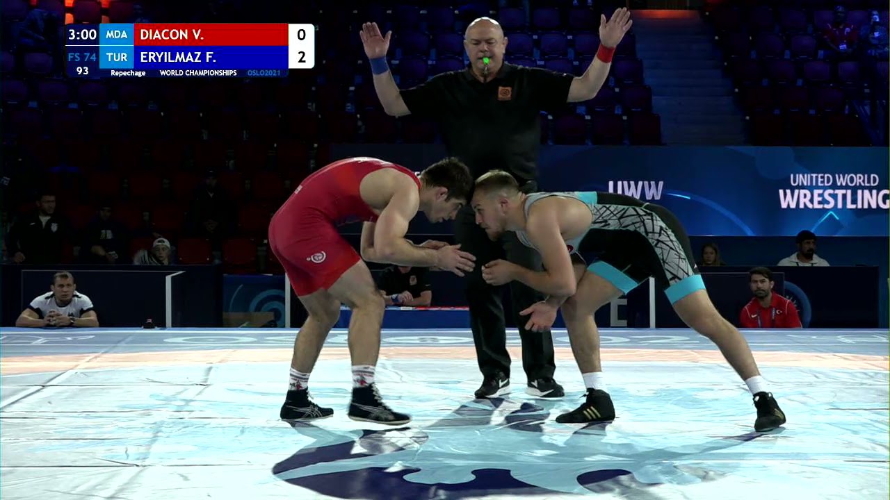 Repechage FS - 74 kg: V. DIACON (MDA) v. F. ERYILMAZ (TUR)