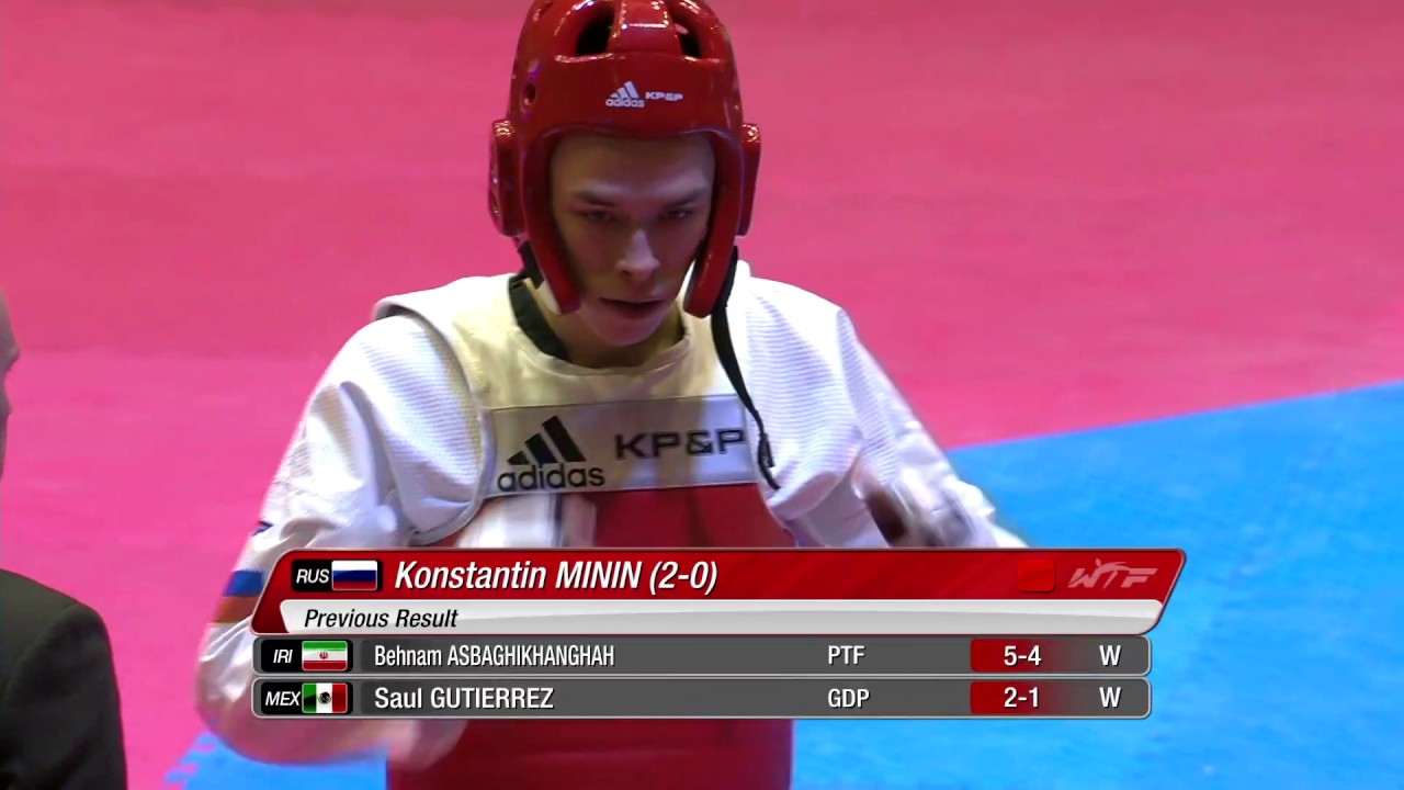 2016 Baku WT GP Final M 68kg Semi final D H LEE KOR VS K MININ RUS
