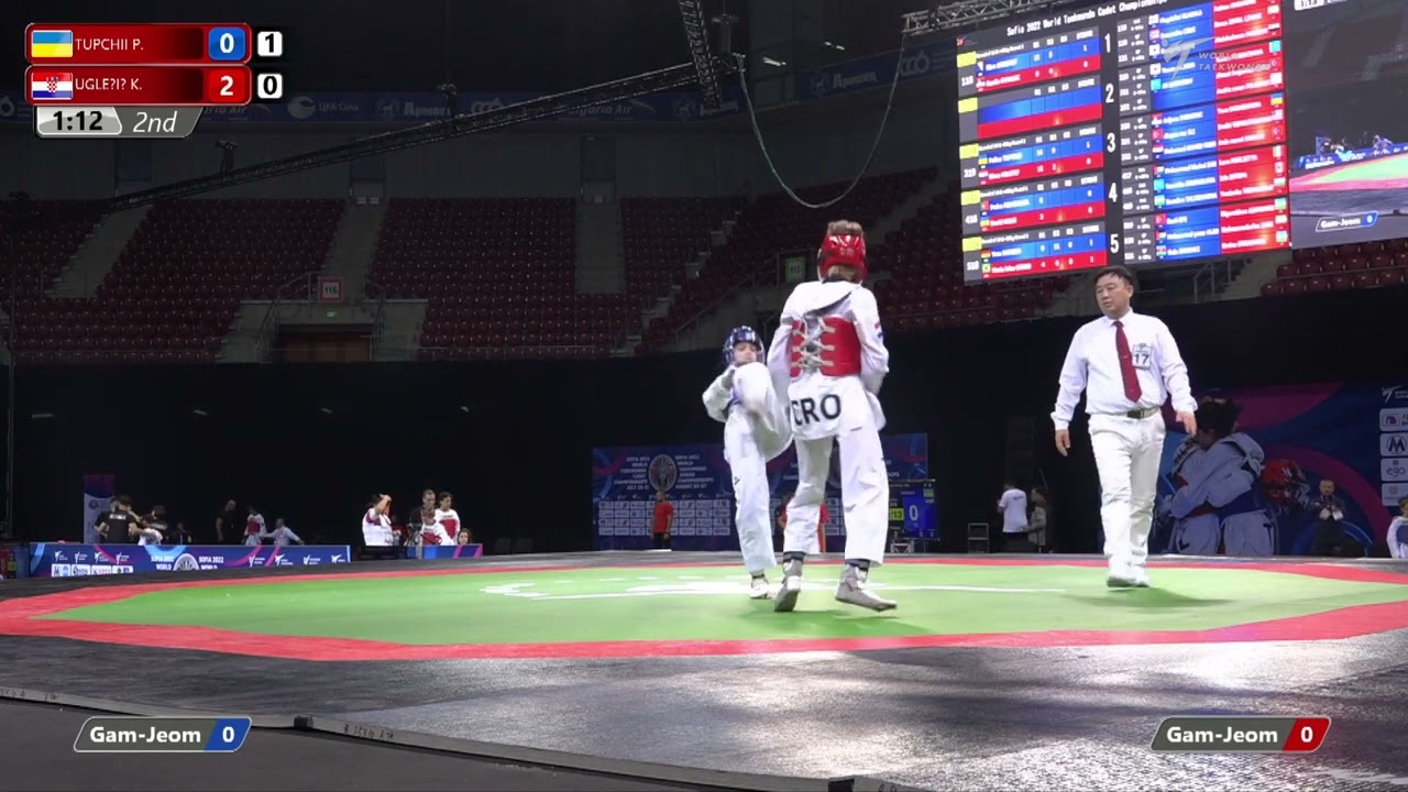 319 R16 Girls ‐51kg UKR TUPCHII Polina CRO UGLE Klara background