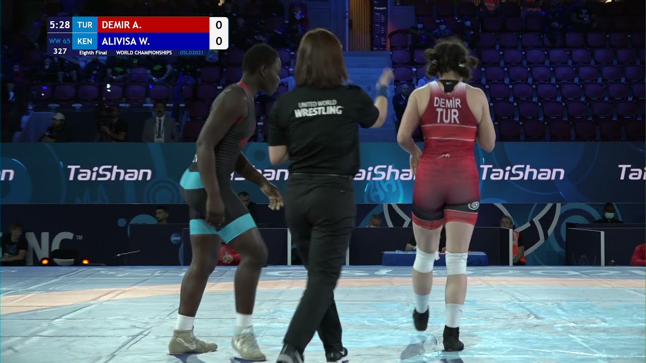 1/8 WW - 65 kg: A. DEMIR (TUR) v. W. ALIVISA (KEN)