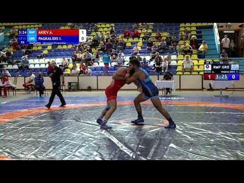 Qual. GR - 82 kg: A. AKIEV (RWF) v. I. PAGKALIDIS (GRE)