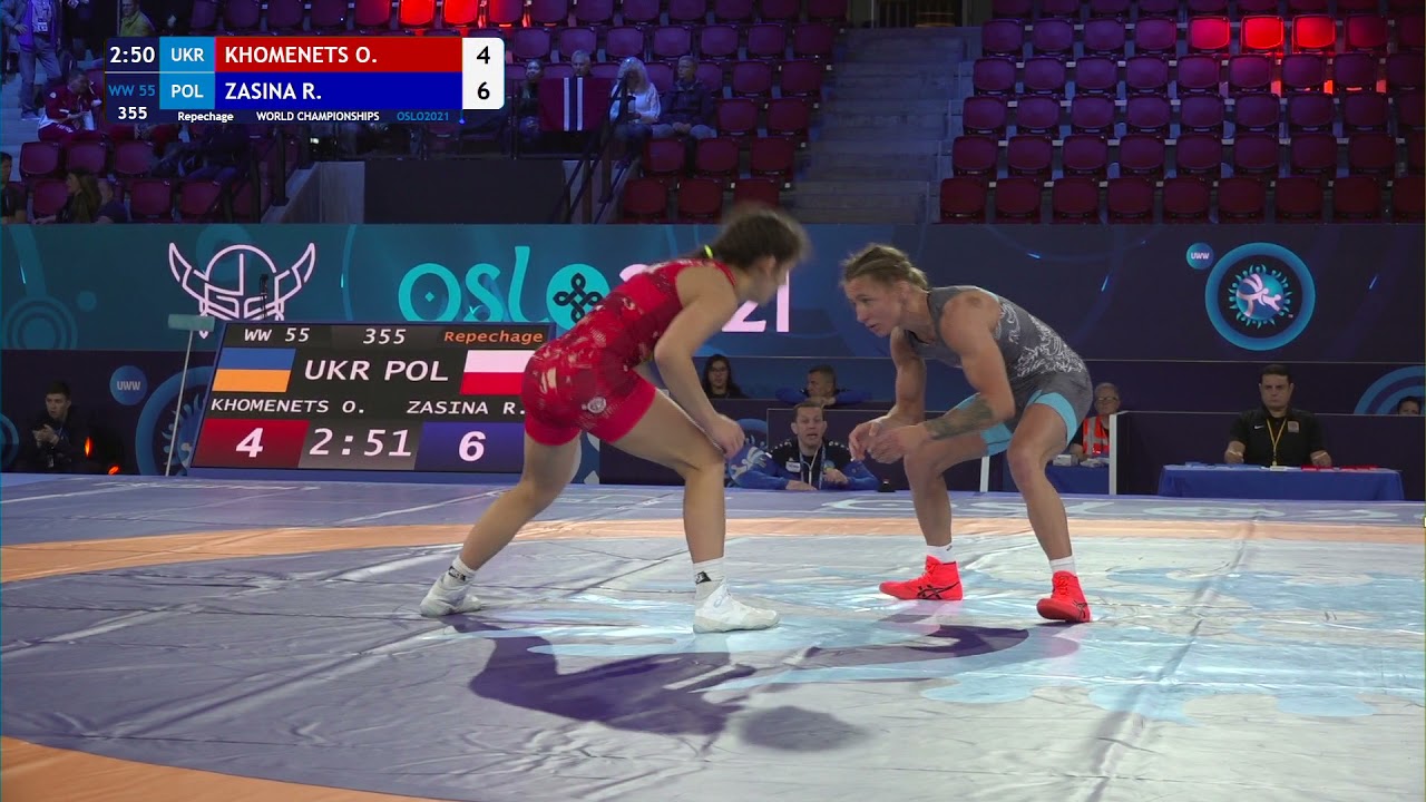 Repechage WW - 55 kg: O. KHOMENETS (UKR) v. R. ZASINA (POL)