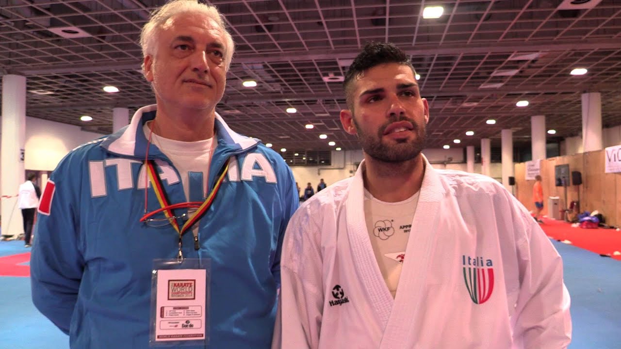 Interview to Luigi BUSA - 2014 World Karate Championships | WORLD KARATE FEDERATION backdrop