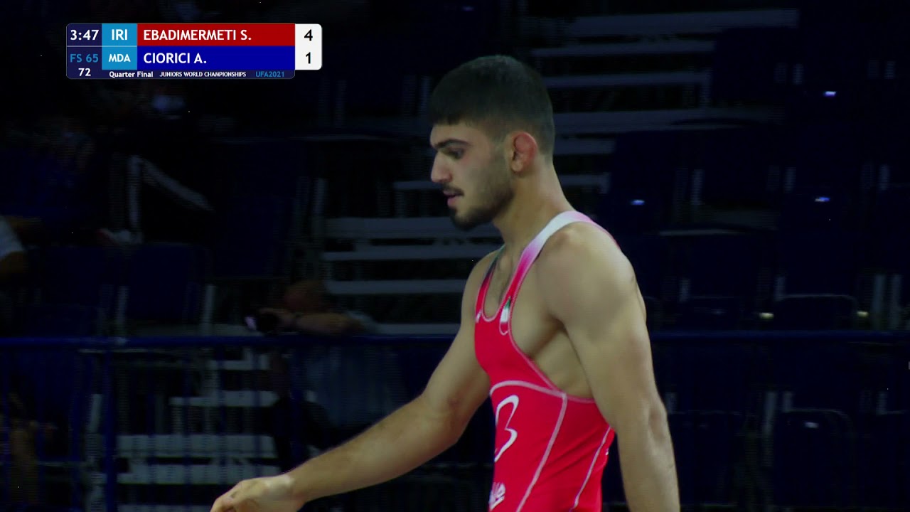 1/4 FS - 65 kg: S. EBADIMERMETI (IRI) v. A. CIORICI (MDA)