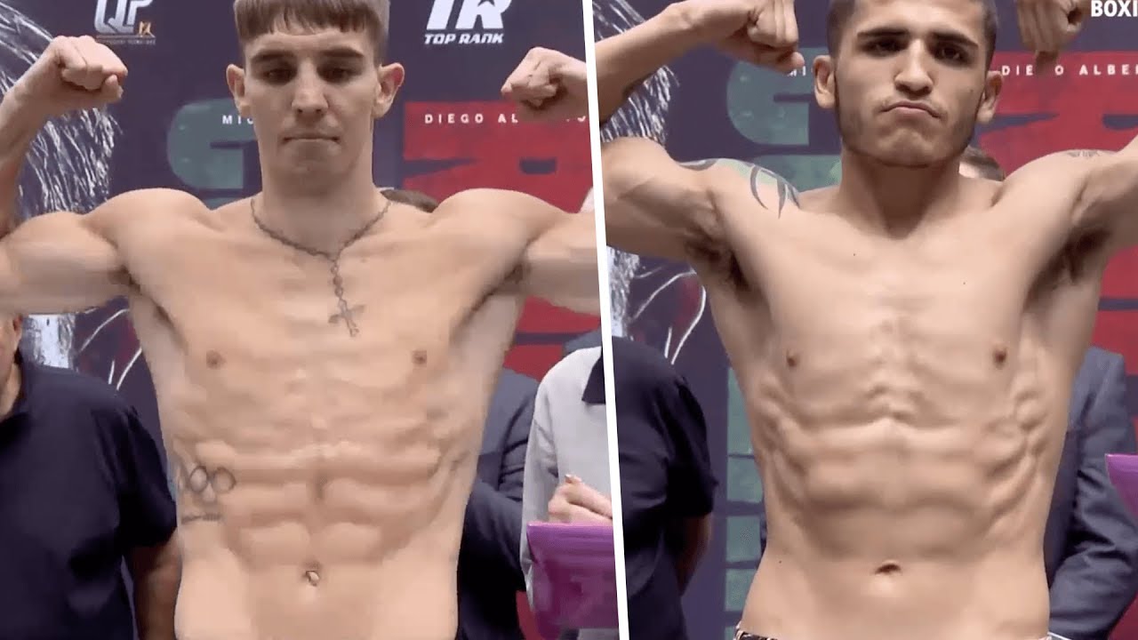 Conlan v Ruiz official weigh-in results and final face-offs background
