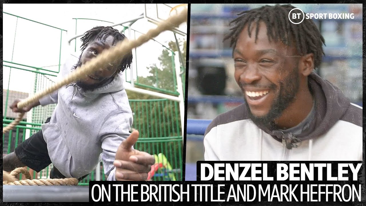 "I'll hurt him in there" Denzel Bentley sends message to Mark Heffron, talks how he got in to boxing background