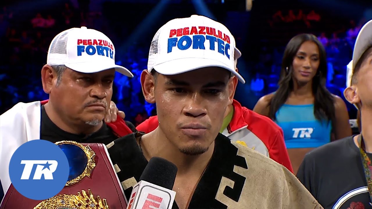 Emanuel Navarrete Discusses Options After Beating Eduardo Baez | POST-FIGHT INTERVIEW