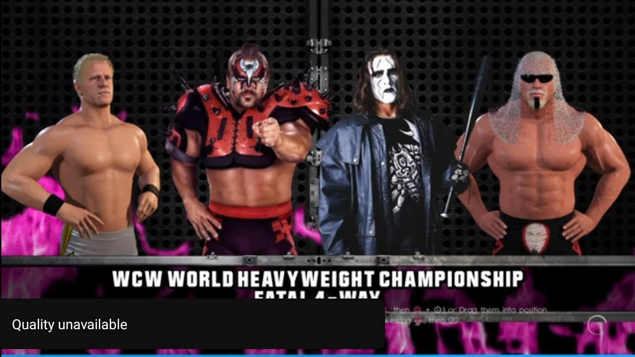 Fatal World Title 4 Way. WCW Sin. WWE 2K22