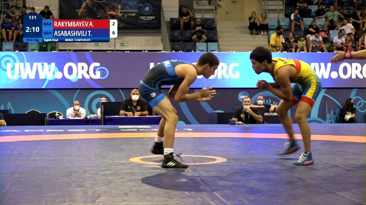 1/8 FS - 51 kg: A. RAKYMBAYEV (KAZ) v. T. ASABASHVILI (GEO)