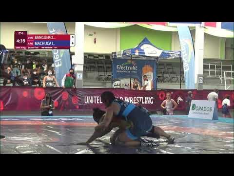 1/4 WW - 76 kg: N. BANGUERO MAR (VEN) v. L. MACHUCA (ARG)