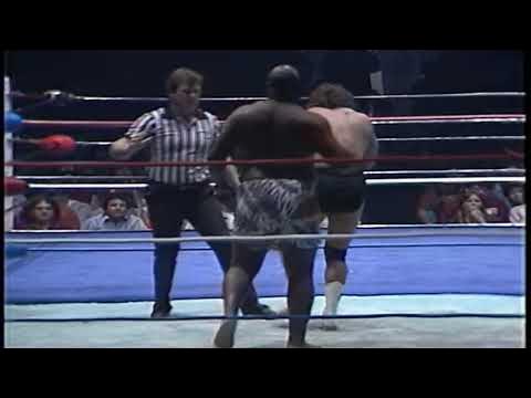 "Ugandan Giant" Kamala vs. Billy Jack Haynes 12/27/84
