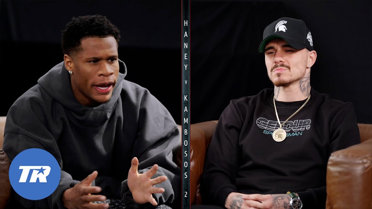 Devin Haney & George Kambosos Faceoff Interview | Haney Says Come With a New Gameplan or Get KO'd