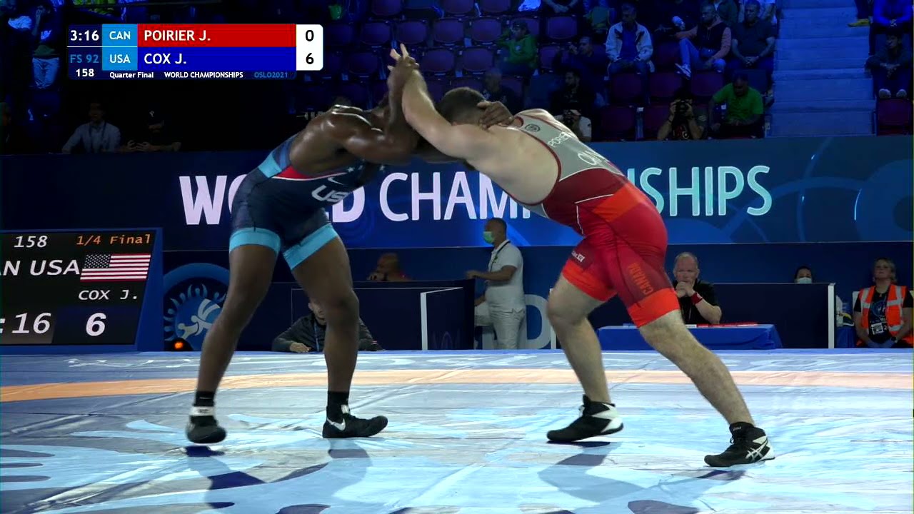 1/4 FS - 92 kg: J. POIRIER (CAN) v. J. COX (USA)
