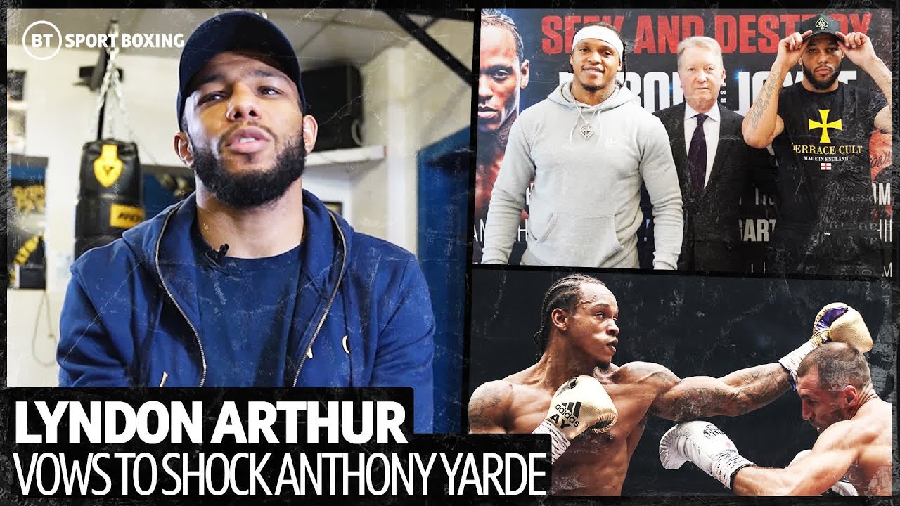 "Yarde will feel my power! Kovalev stopped him with a jab!" Lyndon Arthur interview background