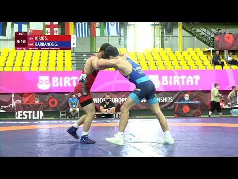 1/8 GR - 67 kg: S. KIRIK (TUR) v. G. BARBANOS (SWE) background