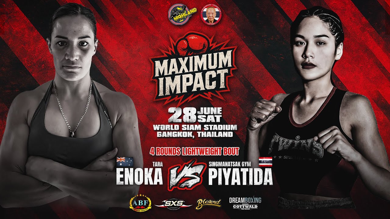 Tara Enoka 🇳🇿 VS Piyatida Singmanatsak Gym 🇹🇭 | June 28, 2025 background