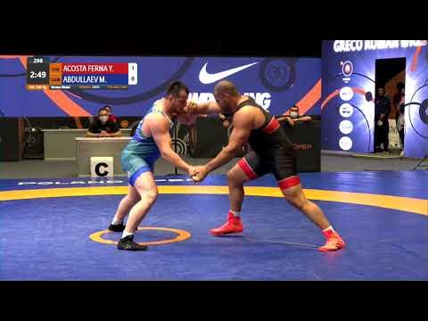 BRONZE GR - 130 kg: Y. ACOSTA FERNA (CHI) v. M. ABDULLAEV (UZB)
