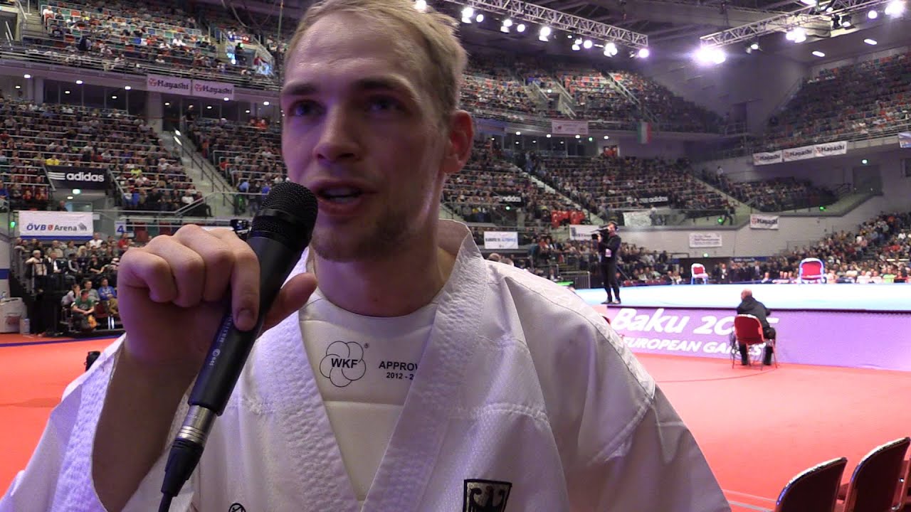 Interview to Noah BITSCH, bronze medalist Male Kumite -75kg. 2014 World Karate Championships